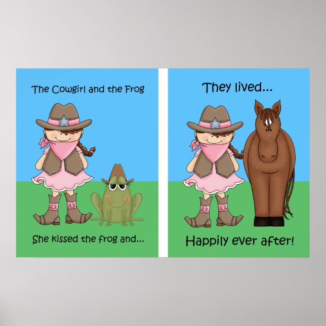 La chouette et la grenouille Poster Brunet (Devant)