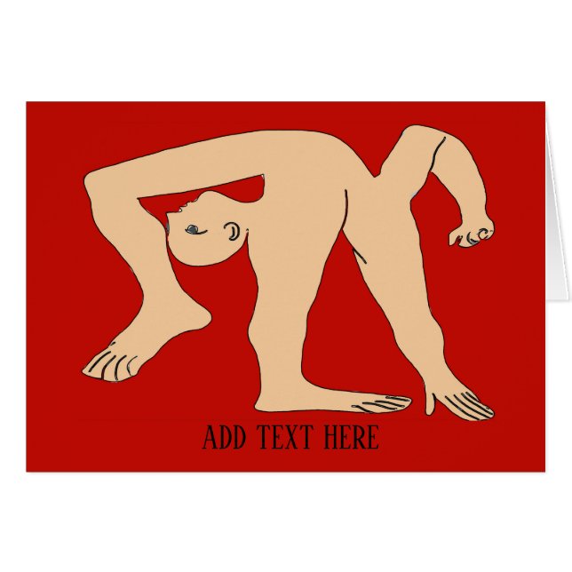 La chute, Abstraite (Devant horizontal)