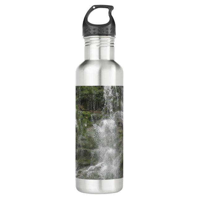 La Chute Wasserfall im Forillon Nationalpark Edelstahlflasche (Vorderseite)