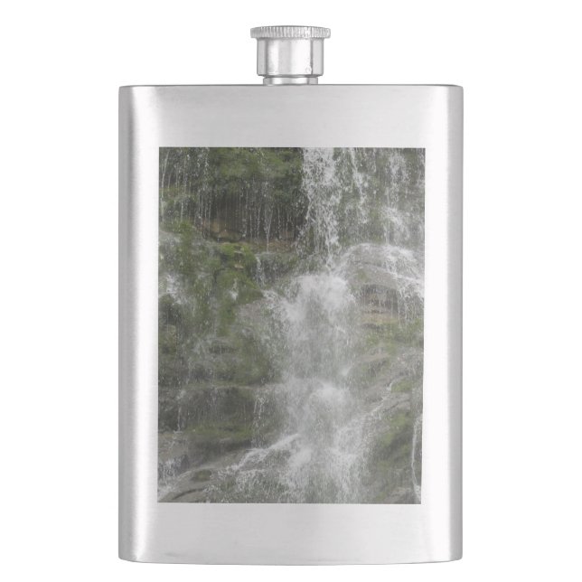 La Chute Wasserfall im Forillon Nationalpark Flachmann (Vorderseite)