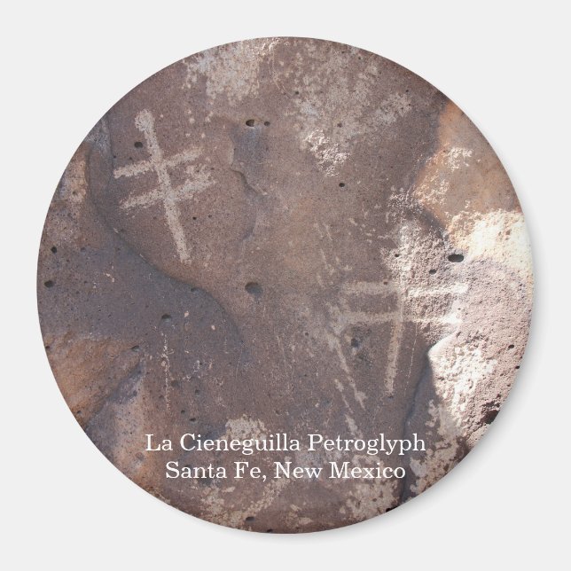 La Cieneguilla Petroglyph Santa Fe Magnet (Vorne)