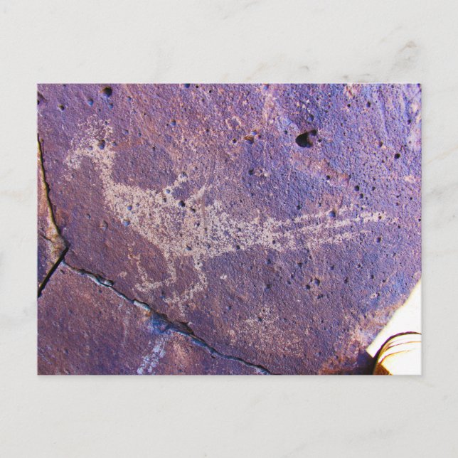 La Cieneguilla Petroglyph Site Santa Fe Postkarte (Vorderseite)