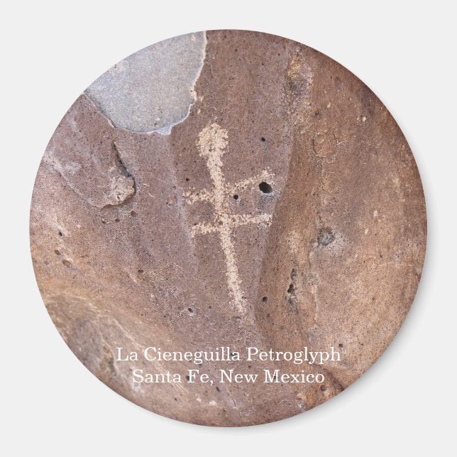 La Cieneguilla Petroglyphe Magnet (Vorne)