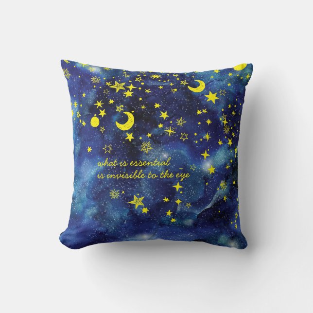 La citation du Petit Prince et le Coussin des étoi (Recto)