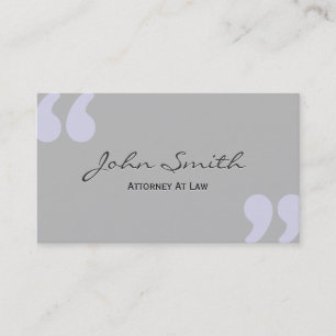 La citation simple marque le carte de visite