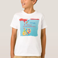 La classe d'art badine le T-shirt