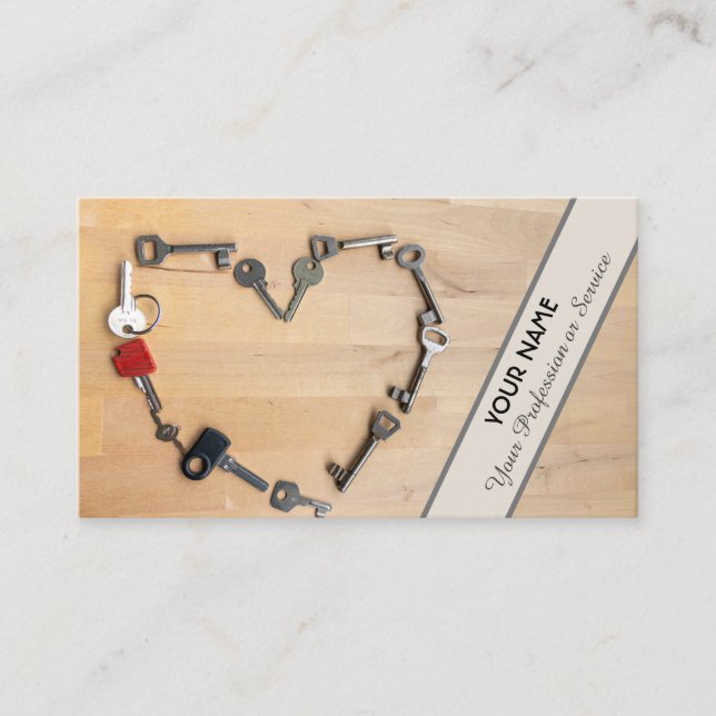 La clé de votre succès - carte de visite (Devant)