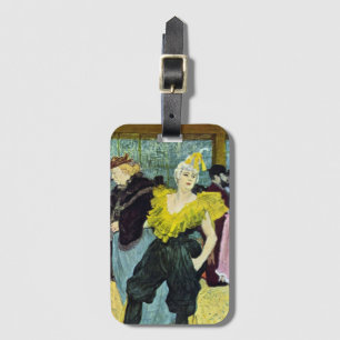 La Clownesse (Clown) Cha-U-Kao von Toulouse Lautre Gepäckanhänger