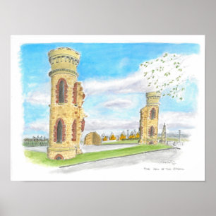 La colline de l'O'Neill Dungannon Affiche