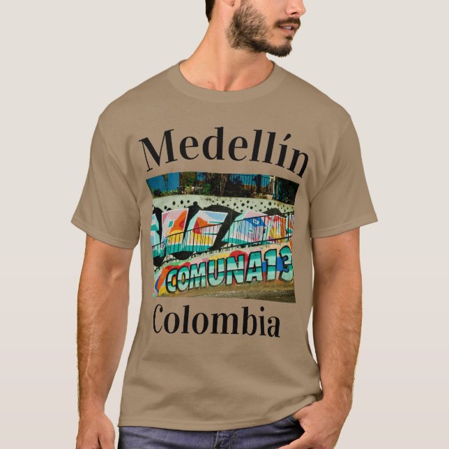 La Comuna 13% pipe% Medellín, Kommune 13 Sans T-Shirt (Vorderseite)