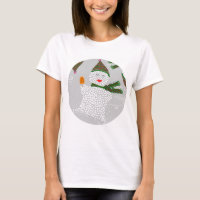 La conception blanche de Jimette de T-shirt je