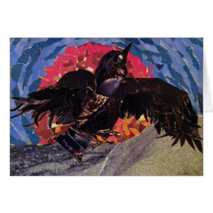 La corneille effectue le vol