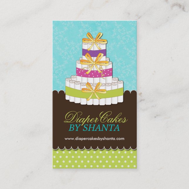 La couche-culotte durcit des cartes de visite (Devant)