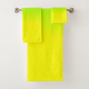 La couleur jaune verte et au néon au néon d'ombr