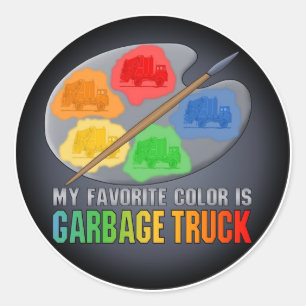 La couleur préférée est autocollant de camion 