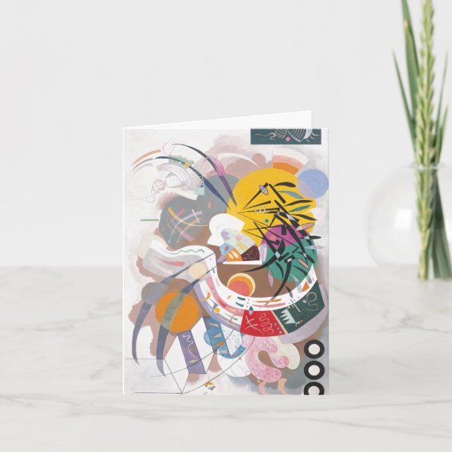 La courbe dominante de Kandinsky Peinture d'art Ab (Devant)