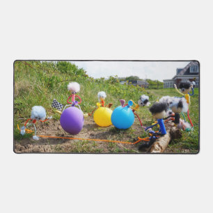 La course de Skippiebal de Fubby sur les ballons.