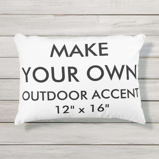 La coutume a personnalisé 12"" coussin EXTÉRIEUR (Devant)