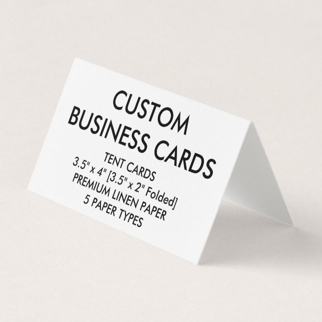 La coutume a personnalisé les cartes de visite (Devant)