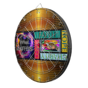 LA COUTUME A PROFILÉ LA CIBLE DE FLECHETTES