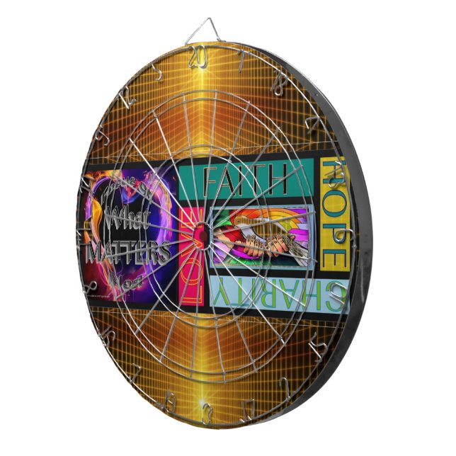 LA COUTUME A PROFILÉ LA CIBLE DE FLECHETTES (Devant droit)