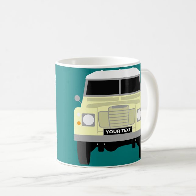 La coutume personnalisent la tasse classique de la (Devant droit)