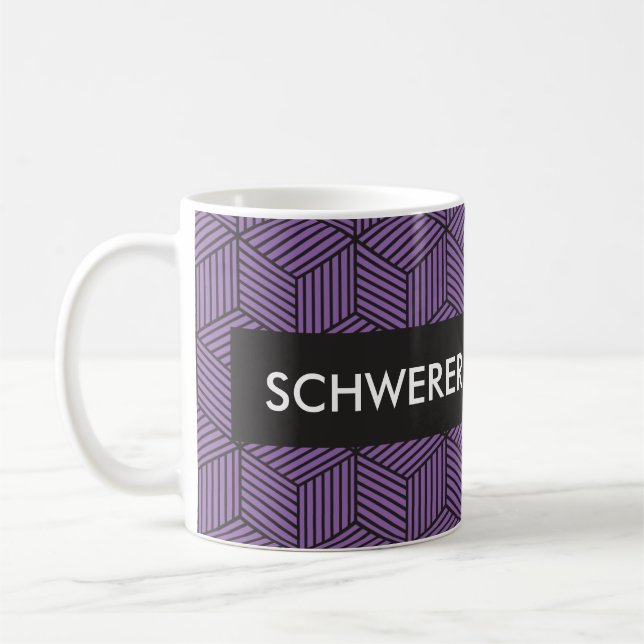 La coutume personnalisent la tasse de café de (Gauche)