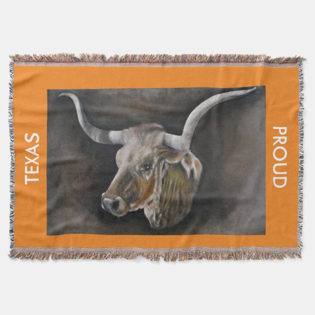 La couverture 2 de jet du Texas Longhorn (Devant)