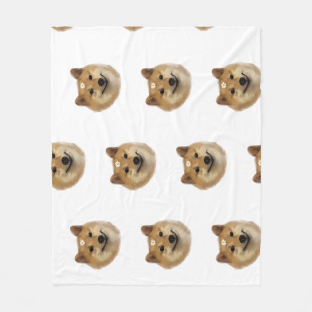 La couverture de l'Motif Fat Shiba Inu (Devant)