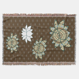 La couverture Lotus Throw