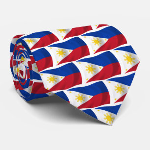 La cravate au drapeau des Philippines