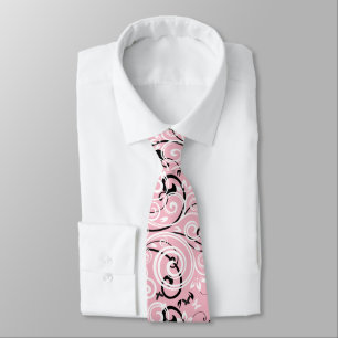 La Cravate aux fleurs roses pour hommes