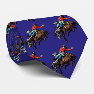 La cravate de rodéo de cowboy de Bronc des hommes