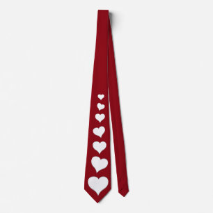 La Cravate de Saint Valentin Les cravates de coeur