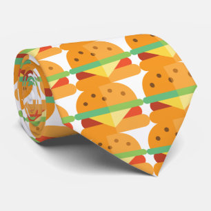 La cravate des hommes de cheeseburger de nouveaut