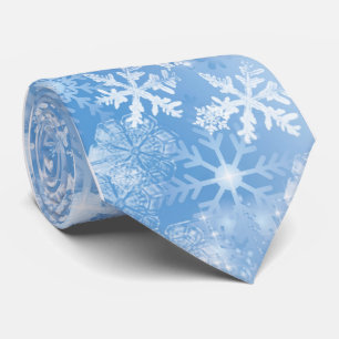 La cravate des hommes de flocons de neige de Noël