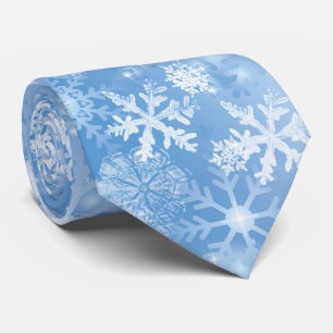 La cravate des hommes de flocons de neige de Noël