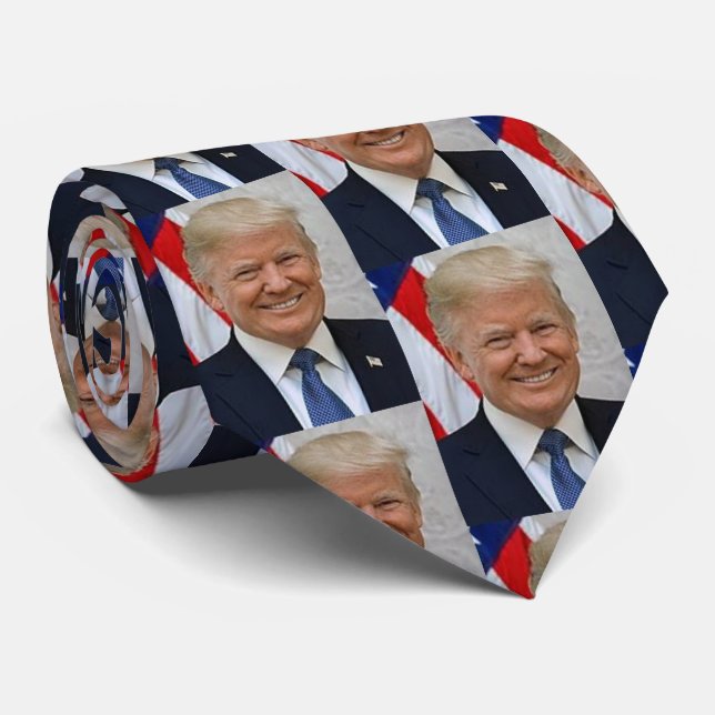 La cravate du président Donald Trump 2020 (Roulé)