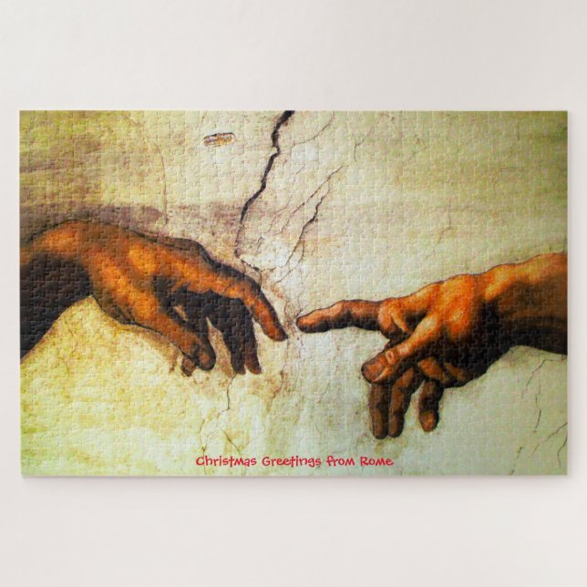 La création d'Adam -Vatican Rome Jigsaw Puzzle (Horizontal)