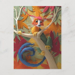 La création dans les arbres Carte postale