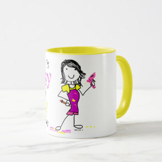 La créativité est tasse malpropre