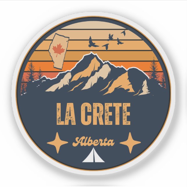 La Crete, Alberta Aufkleber (Vorderseite)