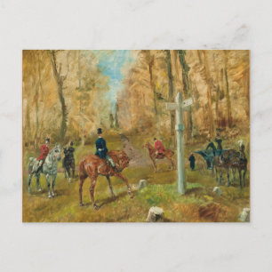 La croisee des chemins, 1883 (Öl auf Leinwand) Postkarte