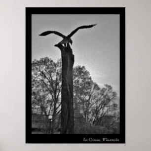 La Crosse Eagle Poster