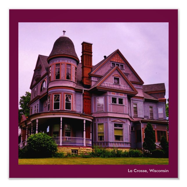 La Crosse Mansion Fotodruck (Vorne)