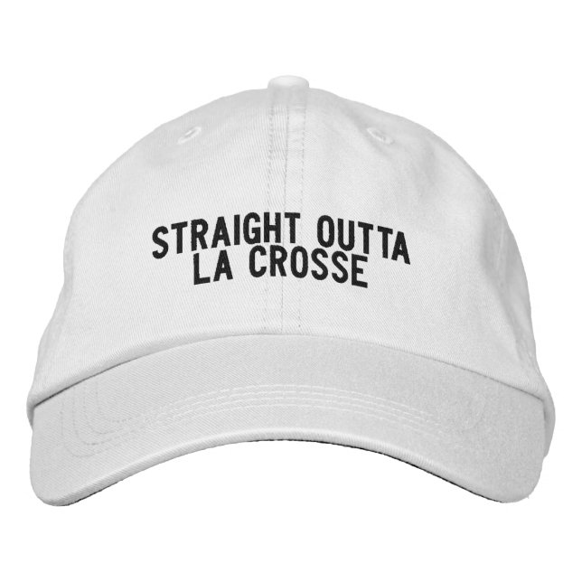 La Crosse Wisconsin Hat Bestickte Baseballkappe (Vorderseite)