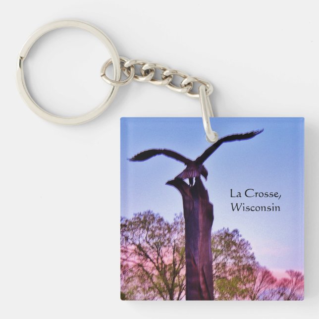 La Crosse, Wisconsin Schlüsselanhänger (Vorderseite)
