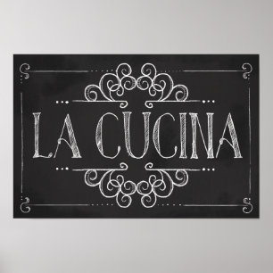 La Cucina Wand-Dekor Poster
