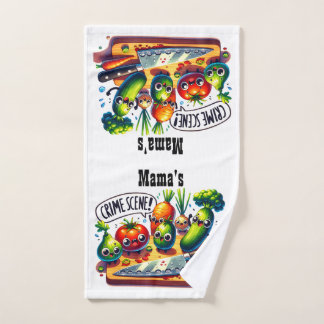 La cuisine de maman crime scène serviette de cuisi