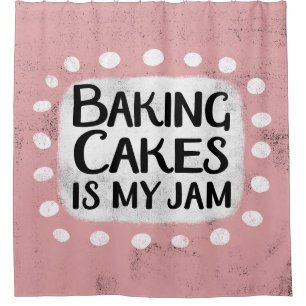 La Cuisine Des Gâteaux Est Mon Rideau De Douche De
